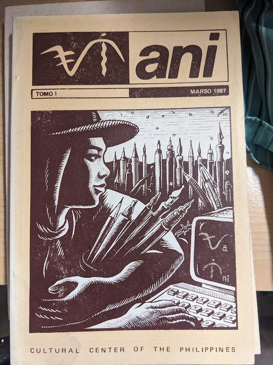 ani Tomo I Marso 1987 by Cultural Center of the Philippines (Out of Print)