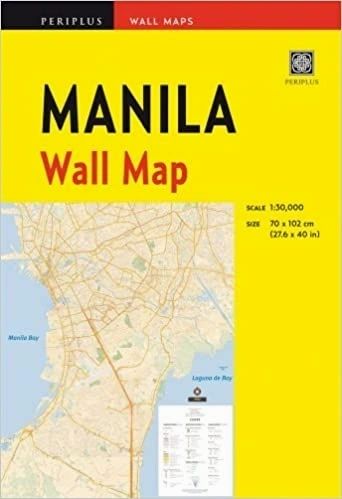 Manila Wall Map by Periplus Editors