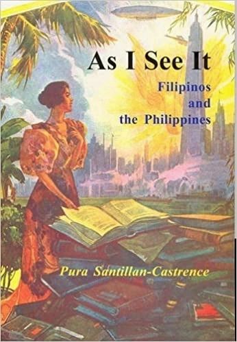 As I See it: Filipinos and the Philippines by Pura Santillan Castrence (Out of Print)